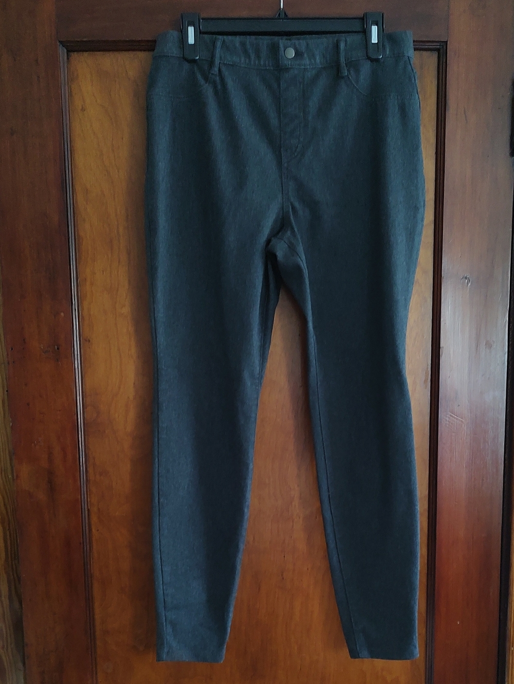 Time and Tru Charcoal Stretch Chinos - Slim Fit